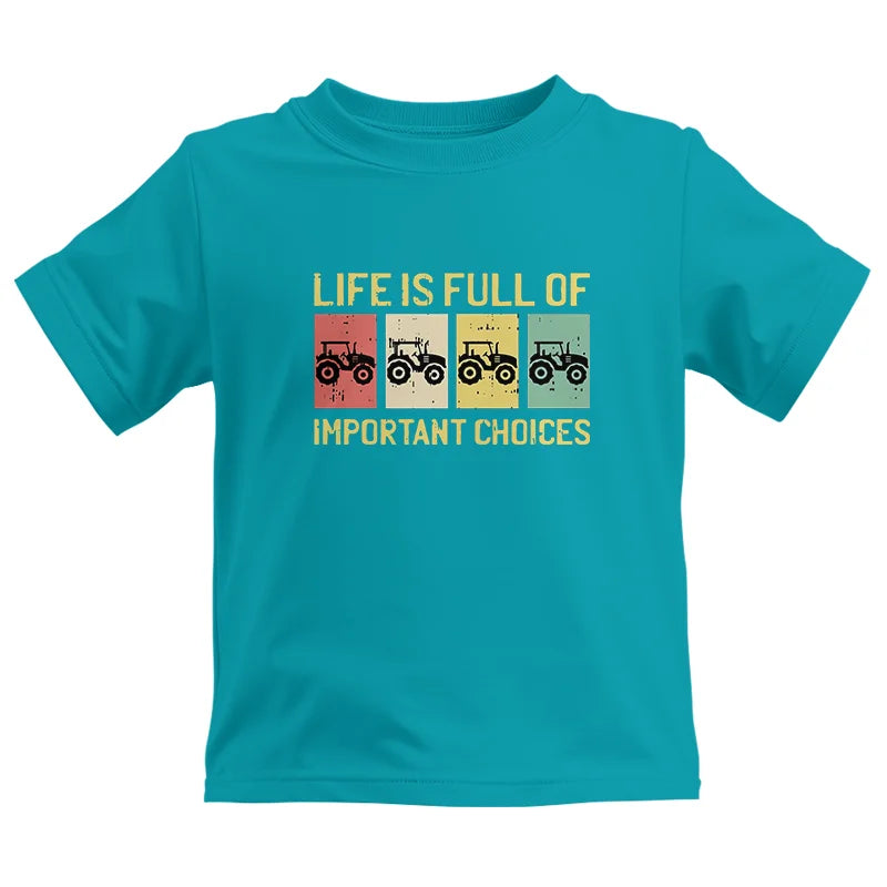 Life Is Full Of Important Choices 4 - Kids Heavy Cotton™ Tee