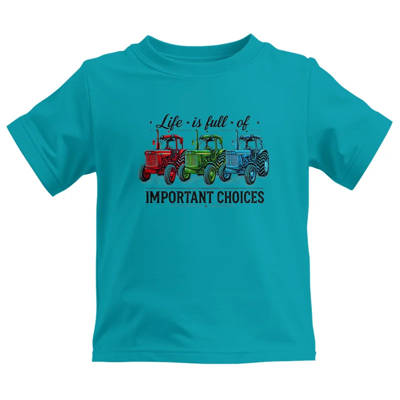 Life Is Full Of Important Choices 6 - Kids Heavy Cotton™ Tee