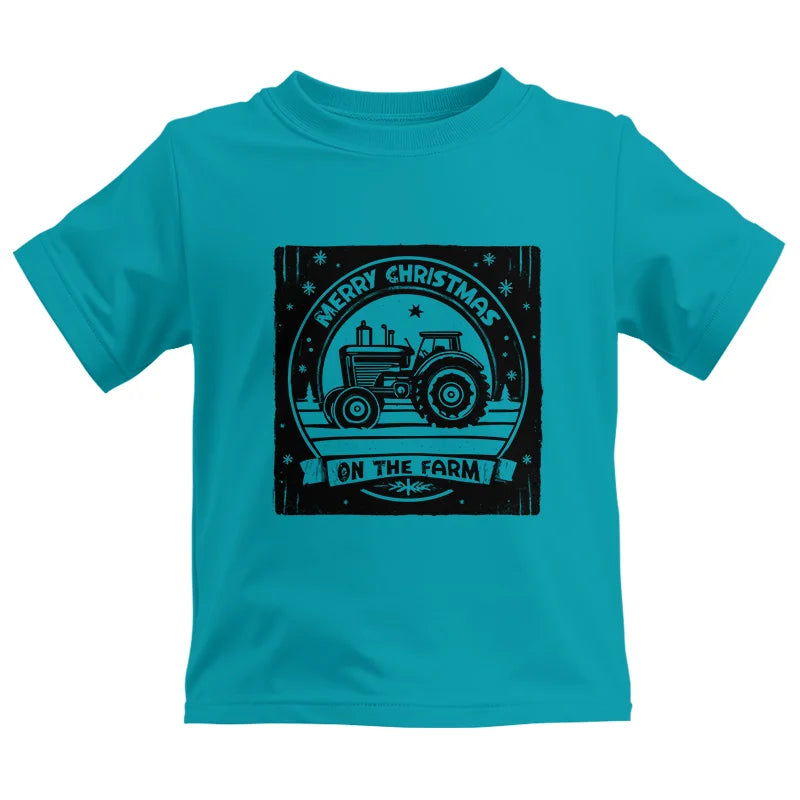 Image of Merry Chritmas On The Farm 5 - Kids Heavy Cotton™ Tee