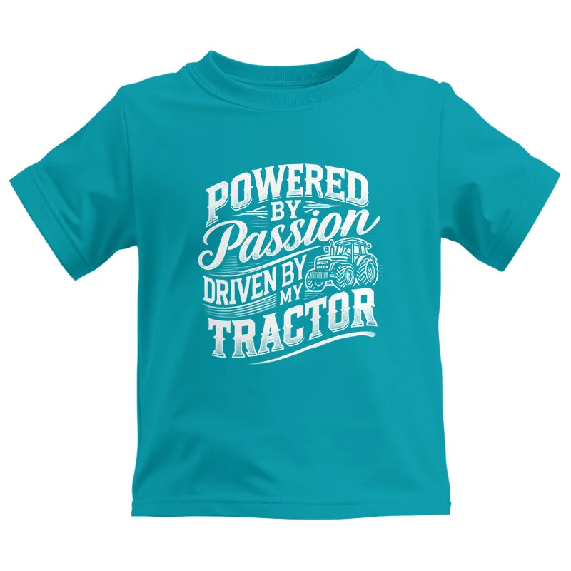 Powered By Passion Driven By My Tractor 2 - Kids Heavy Cotton™ Tee