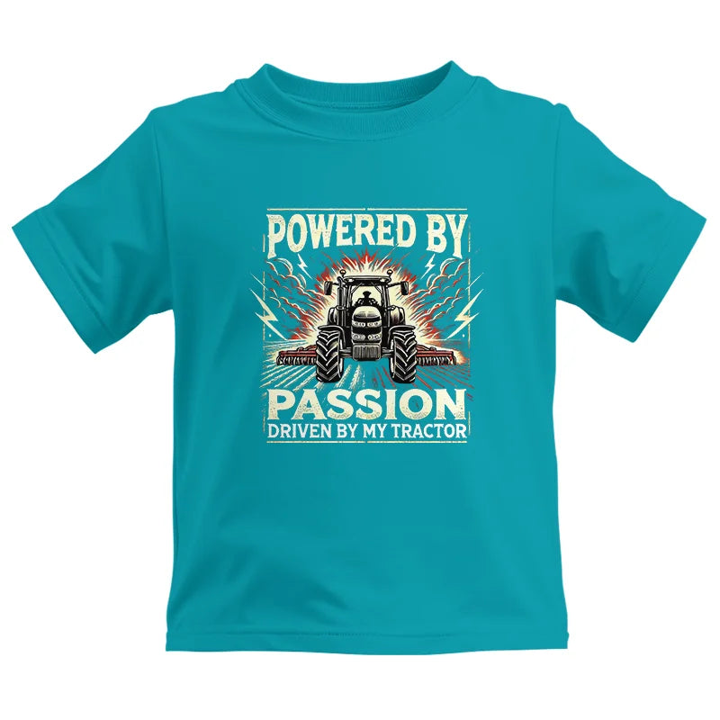 Powered By Passion Driven By My Tractor 4 - Kids Heavy Cotton™ Tee