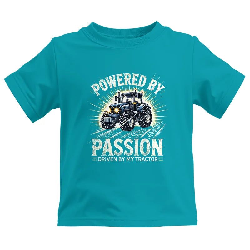 Powered By Passion Driven By My Tractor - Kids Heavy Cotton™ Tee