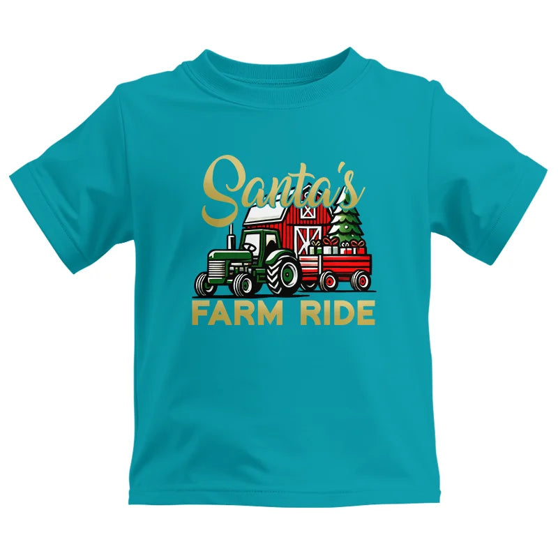 Image of Santa's Farm Ride 2 - Kids Heavy Cotton™ Tee