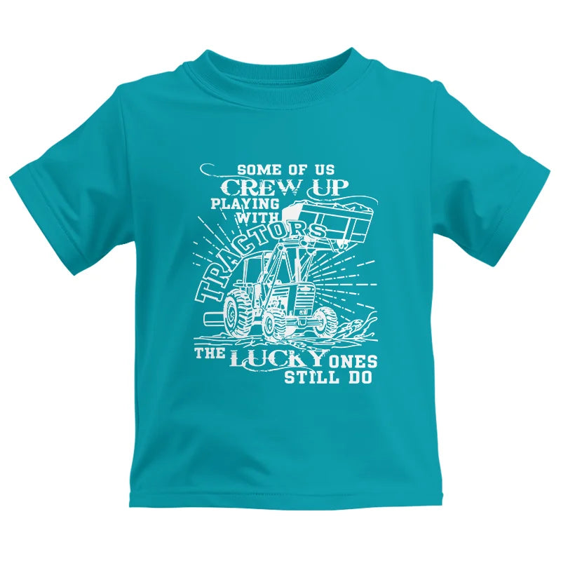 Some Of Us Grew Up Playing With Tractors 1 - Kids Heavy Cotton™ Tee