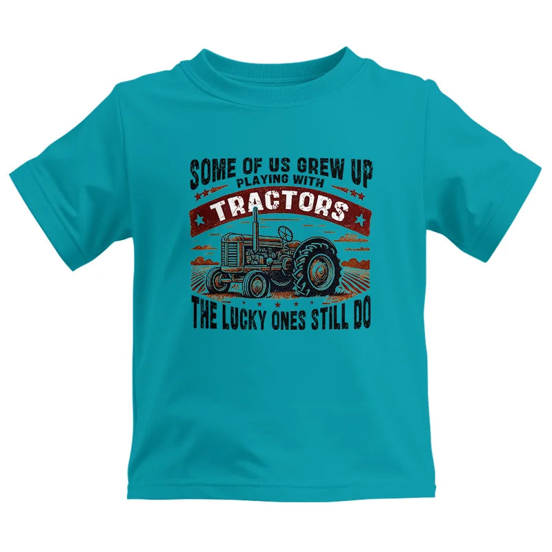 Some Of Us Grew Up Playing With Tractors 2 - Kids Heavy Cotton™ Tee