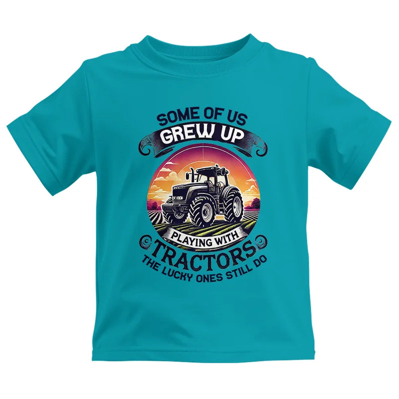 Some Of Us Grew Up Playing With Tractors 4 - Kids Heavy Cotton™ Tee