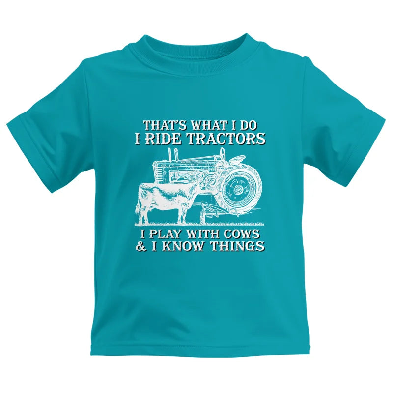 That's What I Do I Ride Tractors - Kids Heavy Cotton™ Tee