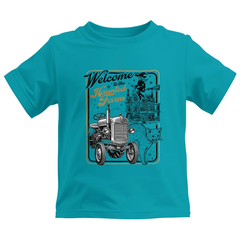 Welcome To The Haunted Farm 1 - Kids Heavy Cotton™ Tee