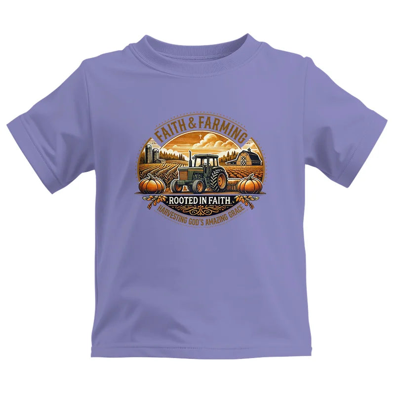 Image of Faith And Farming 1 - Kids Heavy Cotton™ Tee