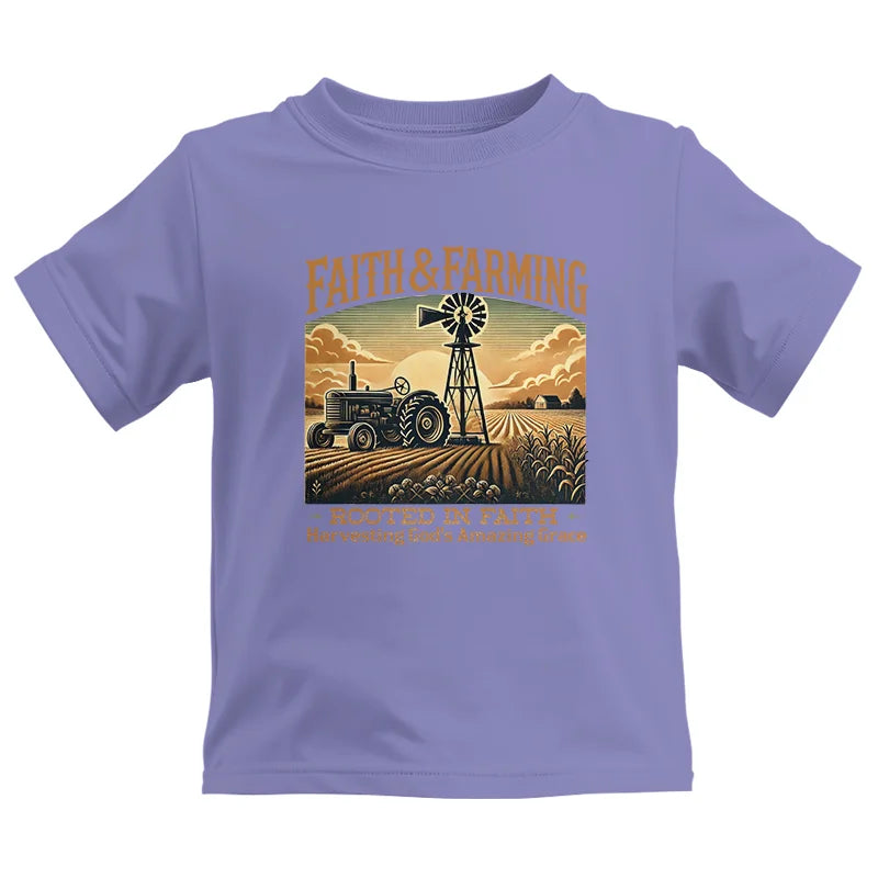 Faith And Farming 3 - Kids Heavy Cotton™ Tee