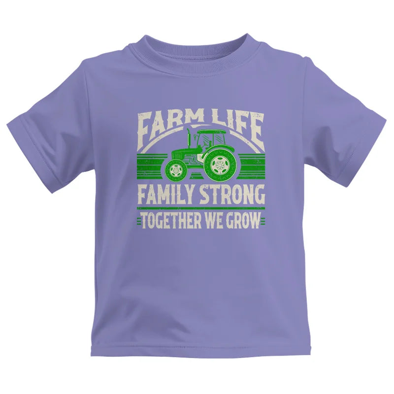 Farm life Family Strong_Together We grow - Kids Heavy Cotton™ Tee