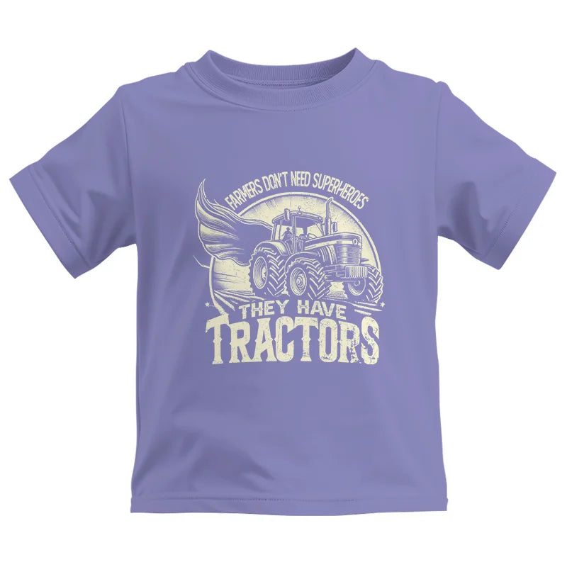 Farmers Don’t Need Superheroes They Have Tractors - Kids Heavy Cotton™ Tee