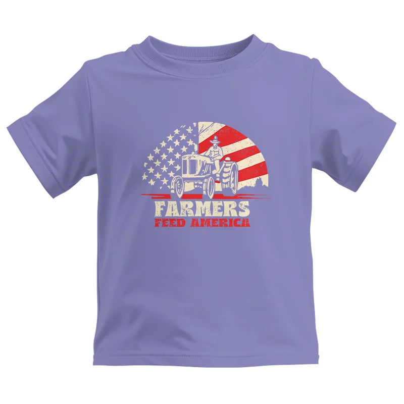 Farmers Feed America Support Farmers - Kids Heavy Cotton™ Tee