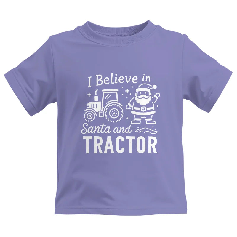 I Believe In Santa And Tractor - Kids Heavy Cotton™ Tee