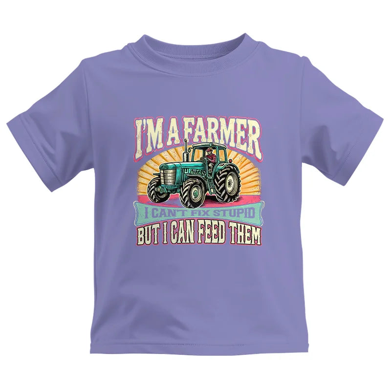 Image of I'm A Farmer_Fix Stupid_Feed Them - Kids Heavy Cotton™ Tee