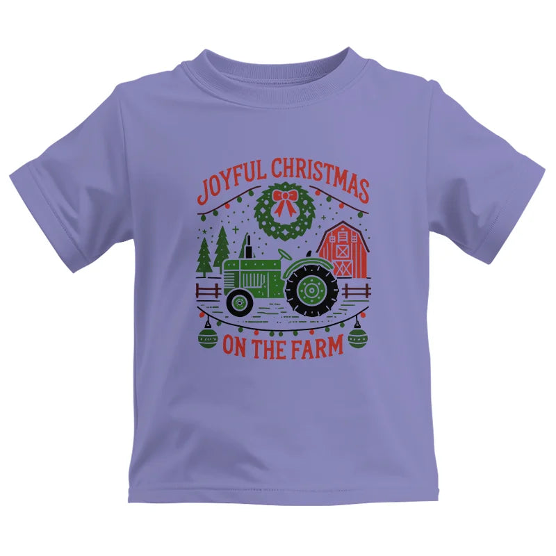 Joyful Christmas On The Farm 3 - Kids Heavy Cotton™ Tee