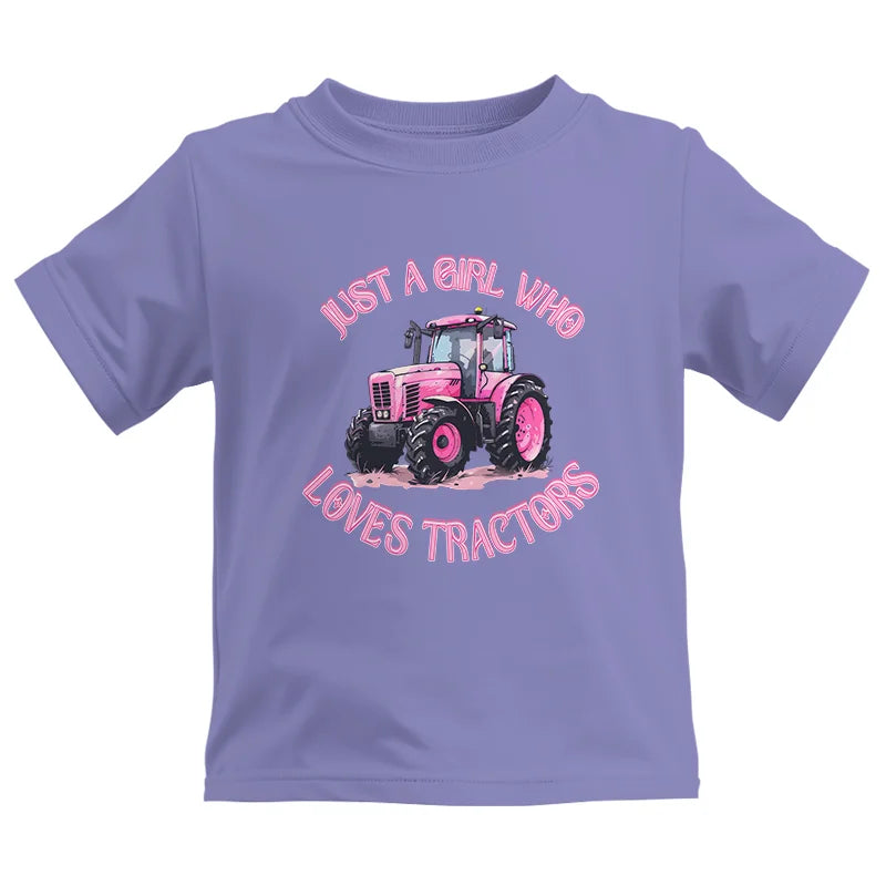 Image of Just A Girl Who Loves Tractors 1 - Kids Heavy Cotton™ Tee