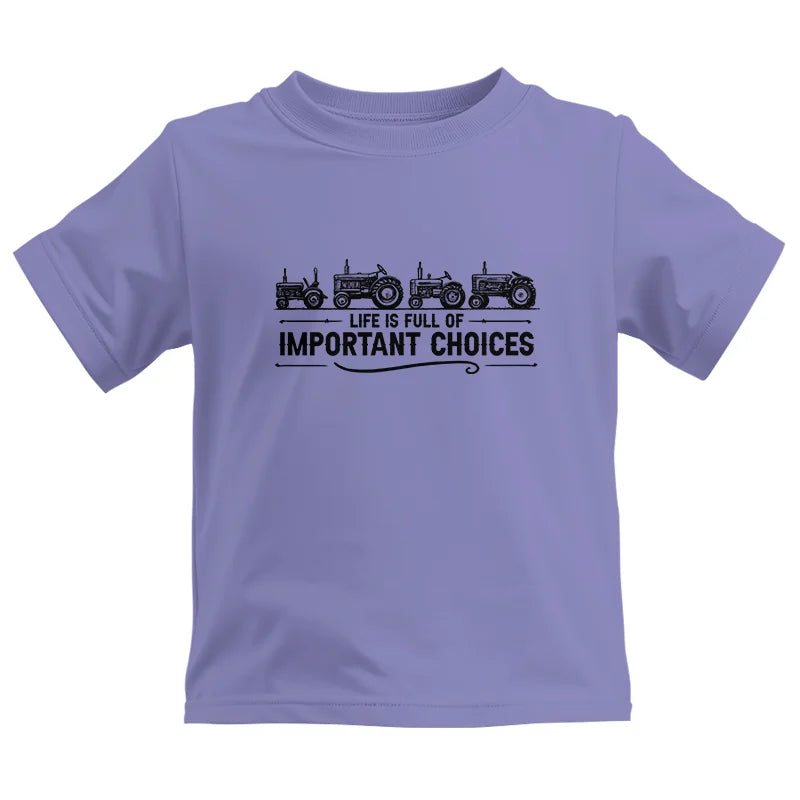 Image of Life Is Full Of Important Choices 12 - Kids Heavy Cotton™ Tee