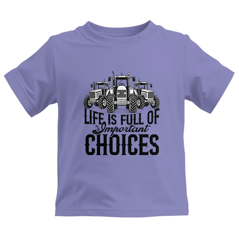 Life Is Full Of Important Choices 2 - Kids Heavy Cotton™ Tee