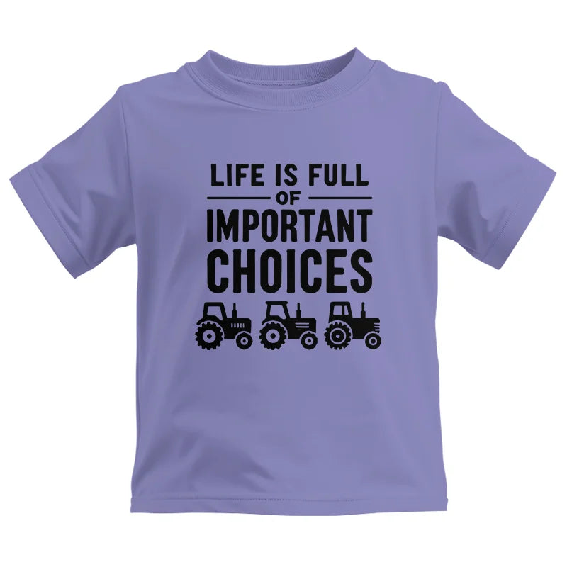 Life Is Full Of Important Choices 27 - Kids Heavy Cotton™ Tee