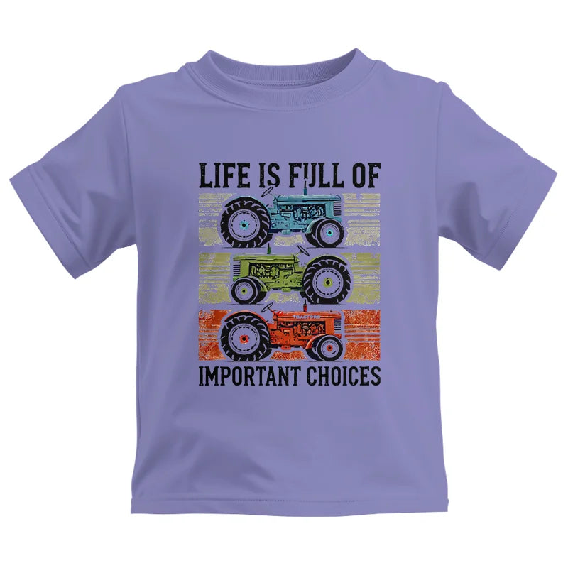 Life Is Full Of Important Choices 3 - Kids Heavy Cotton™ Tee