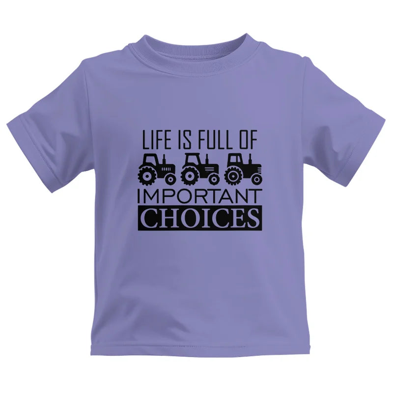 Life Is Full Of Important Choices 35 - Kids Heavy Cotton™ Tee