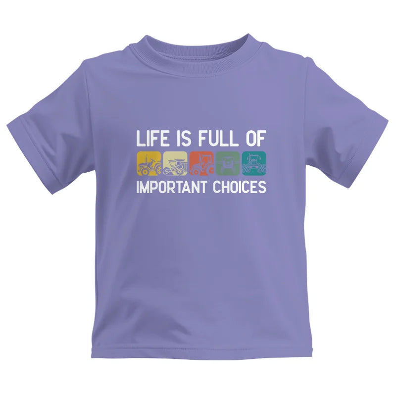 Life Is Full Of Important Choices 40 - Kids Heavy Cotton™ Tee