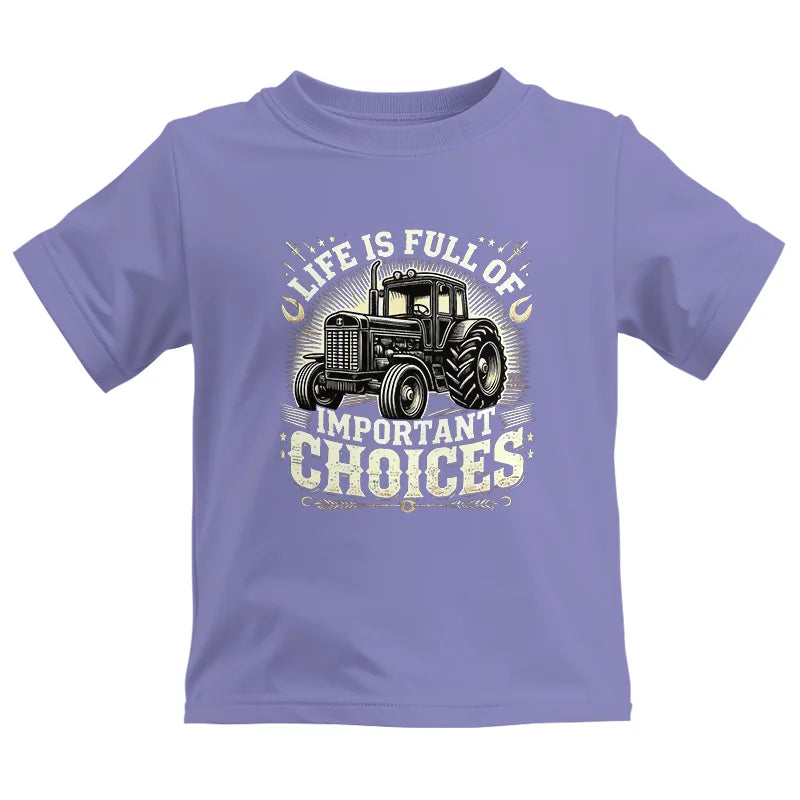 Life Is Full Of Important Choices 5 - Kids Heavy Cotton™ Tee