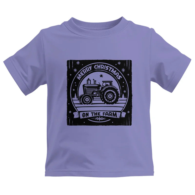 Image of Merry Chritmas On The Farm 5 - Kids Heavy Cotton™ Tee