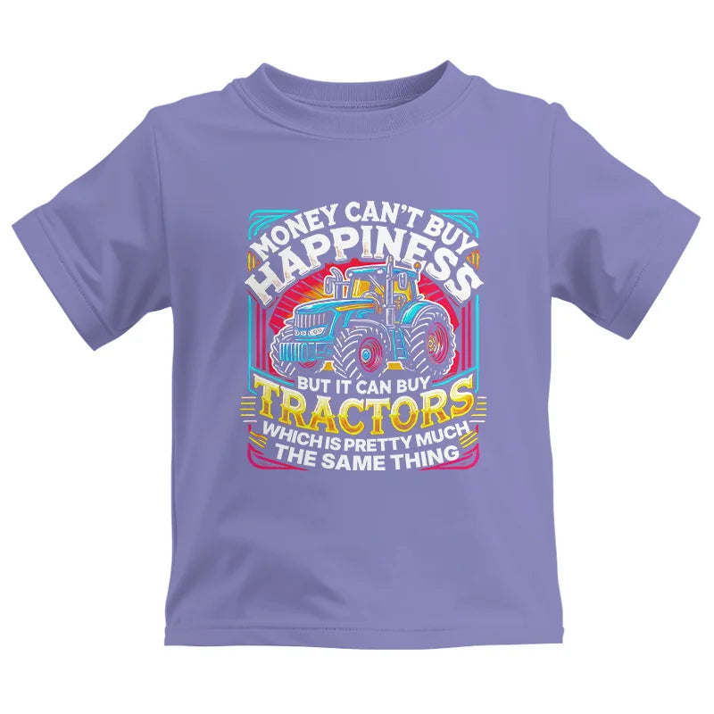 Money Can't Buy Happiness Can Buy Tractors - Kids Heavy Cotton™ Tee