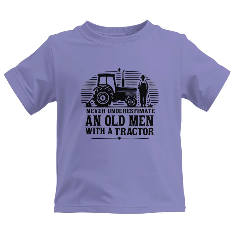 Never Underestimate An Old Men With A Tractor - Kids Heavy Cotton™ Tee