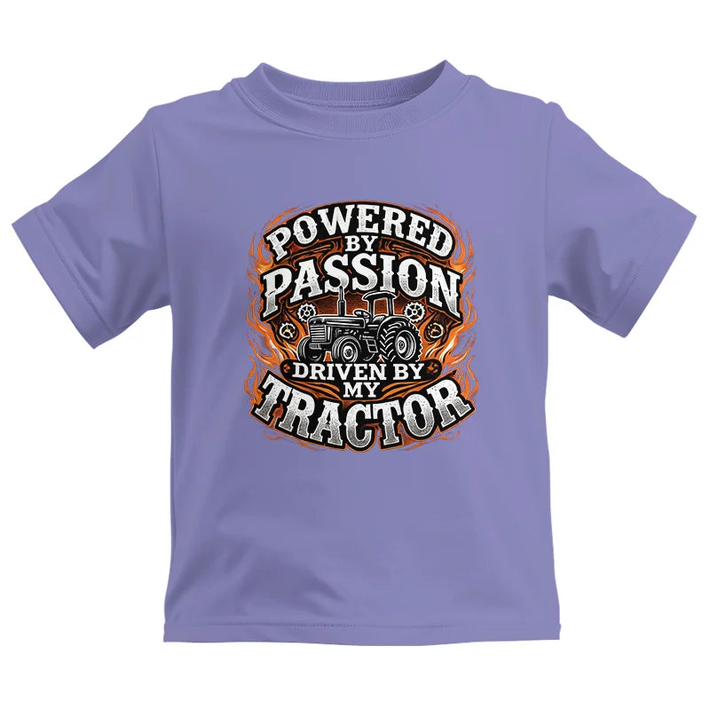 Image of Powered By Passion Driven By My Tractor 5 - Kids Heavy Cotton™ Tee