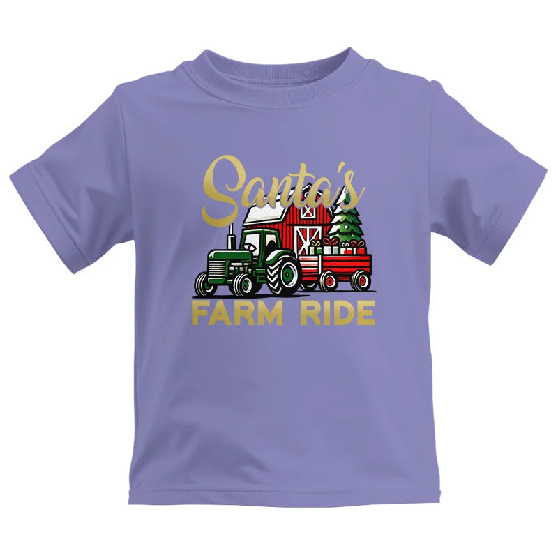 Image of Santa's Farm Ride 2 - Kids Heavy Cotton™ Tee