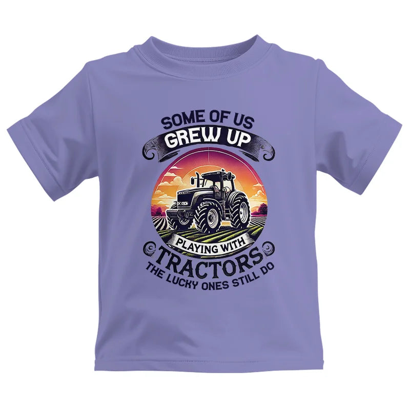 Image of Some Of Us Grew Up Playing With Tractors 4 - Kids Heavy Cotton™ Tee