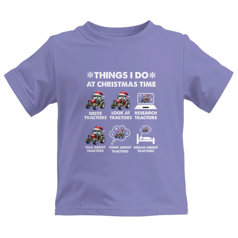 Image of Things I Do At Christmas Time - Kids Heavy Cotton™ Tee