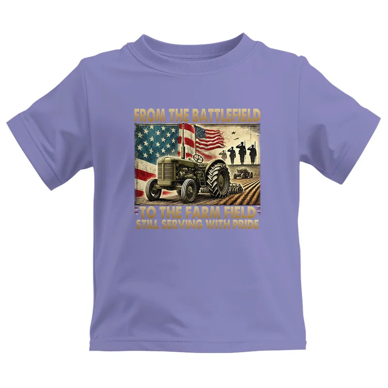 Image of Veteran Farmer From The Battlefield To The Farm Field 1 - Kids Heavy Cotton™ Tee