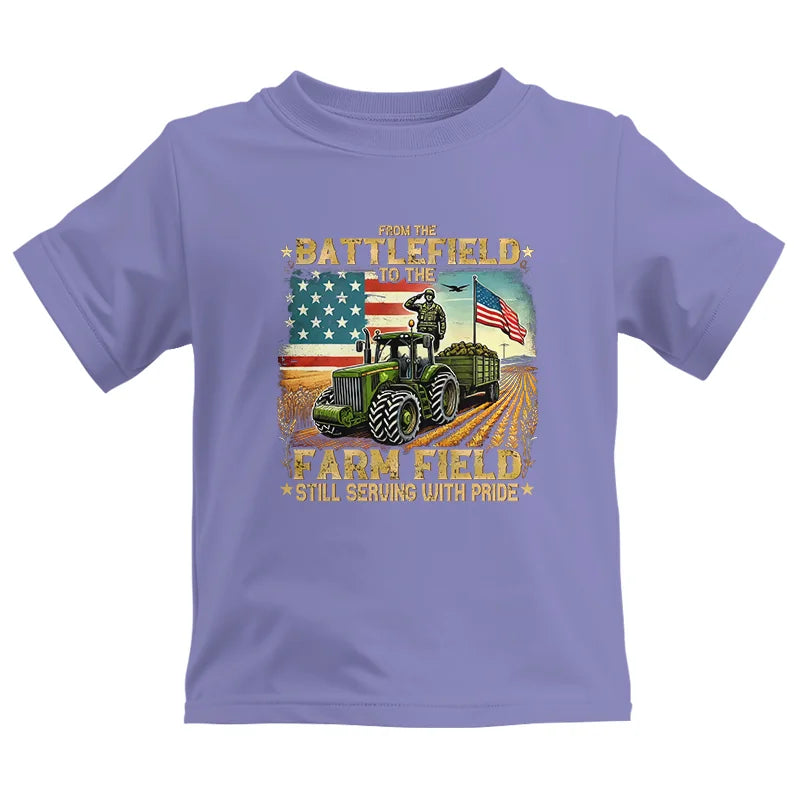 Image of Veteran Farmer From The Battlefield To The Farm Field 2 - Kids Heavy Cotton™ Tee