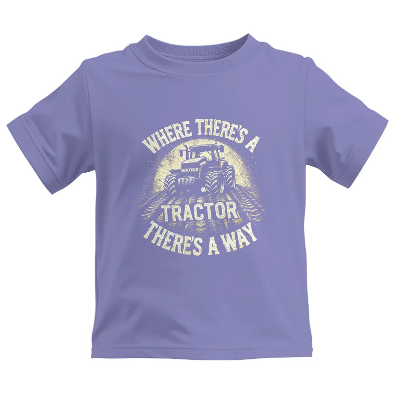 Image of Where There's A Tractor There's A Way 3 - Kids Heavy Cotton™ Tee