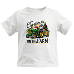 Christmas Is The Best On The Farm 3 - Kids Heavy Cotton™ Tee