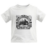 Driving A Tractor Not A Job A Lifestyle - Kids Heavy Cotton™ Tee