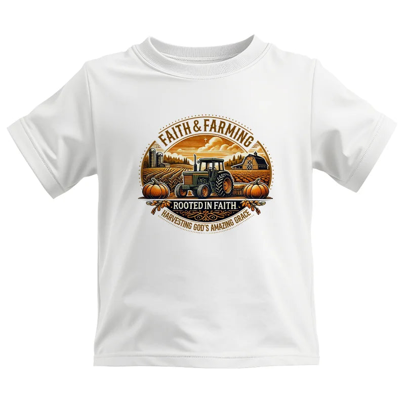 Faith And Farming 1 - Kids Heavy Cotton™ Tee