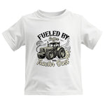 Fueled By Coffee And Tractor Dust 2 - Kids Heavy Cotton™ Tee