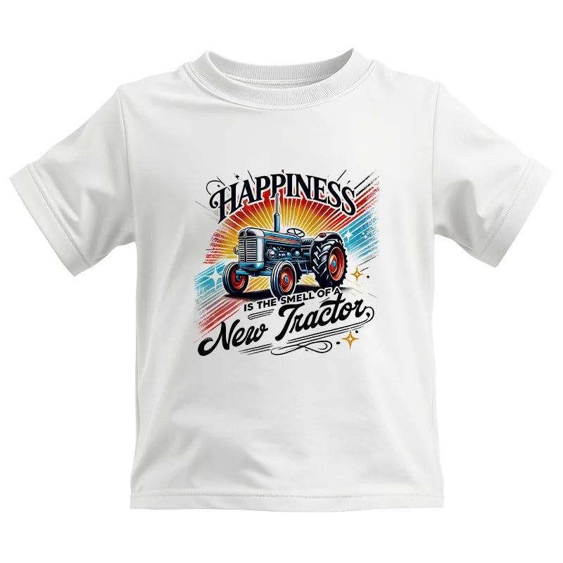 Happiness Is The Smell Of A New Tractor - Kids Heavy Cotton™ Tee