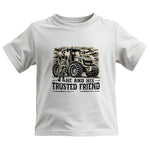 He and His Trusted Friend - Kids Heavy Cotton™ Tee