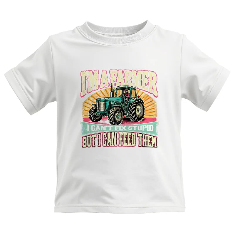 I'm A Farmer_Fix Stupid_Feed Them - Kids Heavy Cotton™ Tee