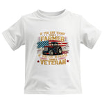 If You Eat Today Thank a Farmer If You Eat in Peace Thank a Veteran - Kids Heavy Cotton™ Tee