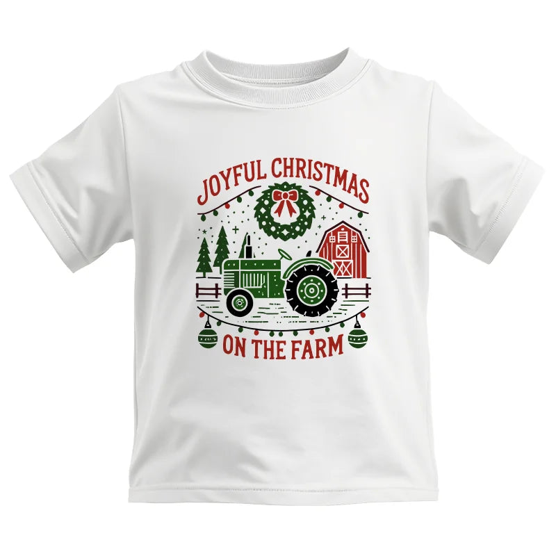 Image of Joyful Christmas On The Farm 3 - Kids Heavy Cotton™ Tee