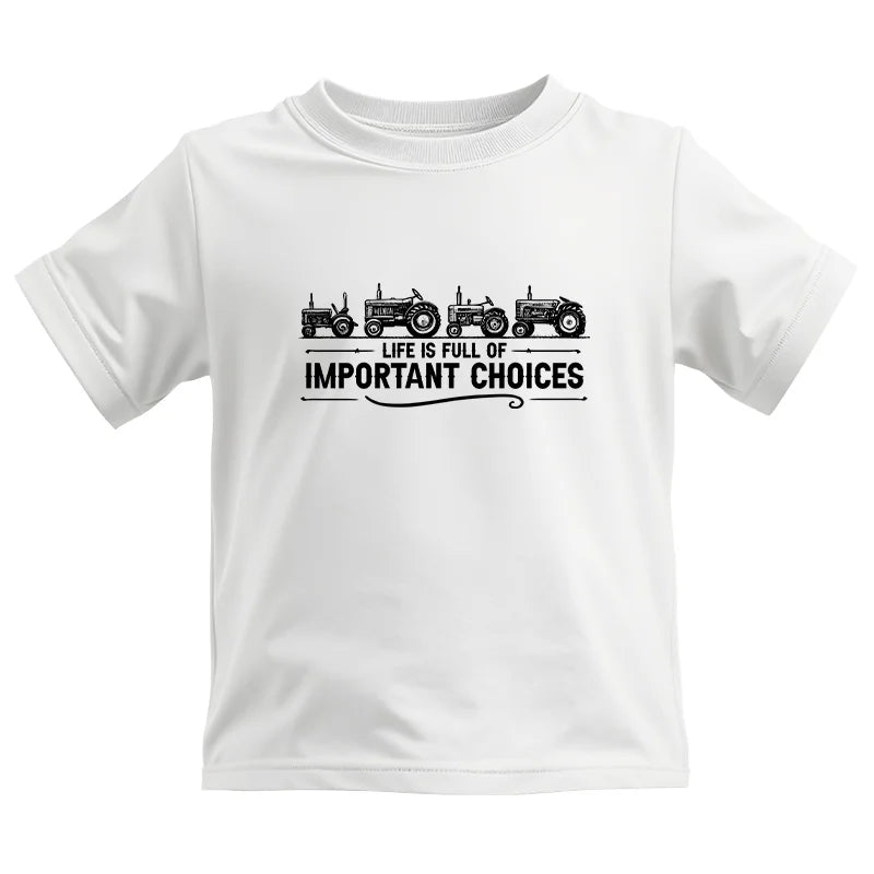 Life Is Full Of Important Choices 12 - Kids Heavy Cotton™ Tee