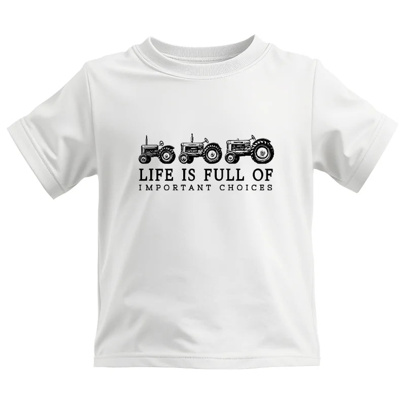 Life Is Full Of Important Choices 13 - Kids Heavy Cotton™ Tee