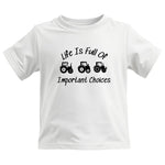 Life Is Full Of Important Choices 15 - Kids Heavy Cotton™ Tee